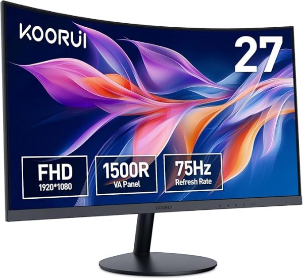 KOORUI Écran PC Incurvé